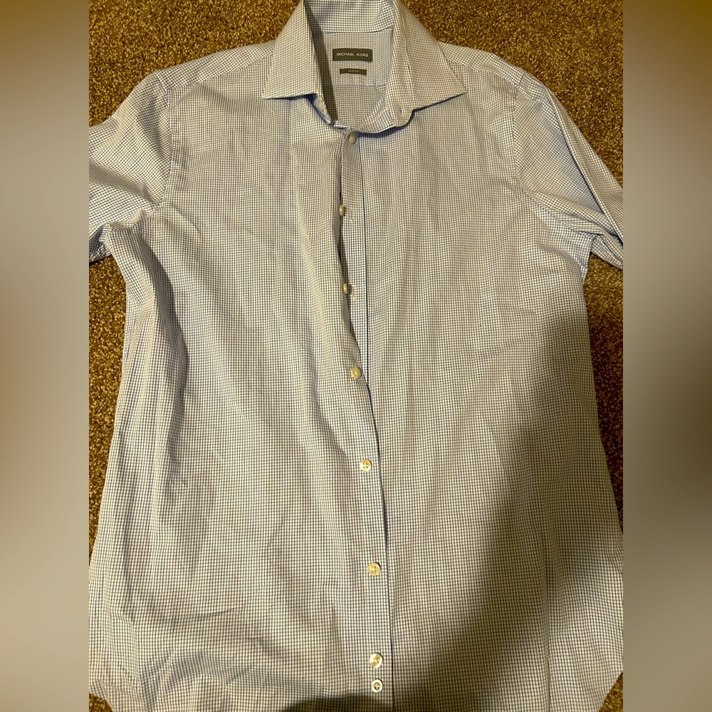 Michael Kors long sleeve dress up shirt. Still has tags on